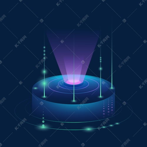 探索简约风网络科技元素素材 千库网免费下载指南